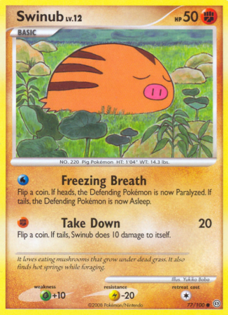 Swinub 77/100 Diamond & Pearl Stormfront