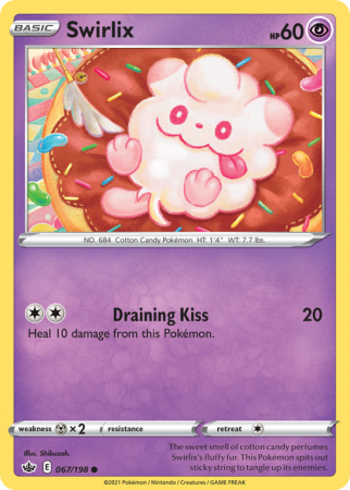 Swirlix 67/198 Sword & Shield Chilling Reign