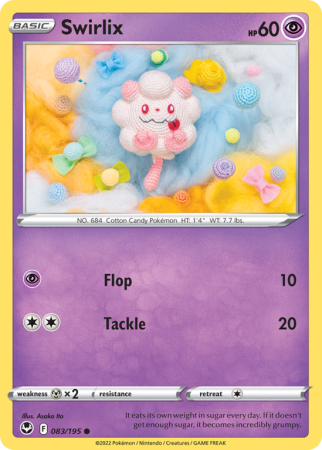 Swirlix 83/195 Sword & Shield Silver Tempest