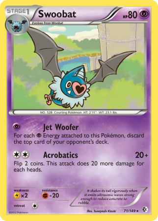 Swoobat 71/149 Black & White Boundaries Crossed