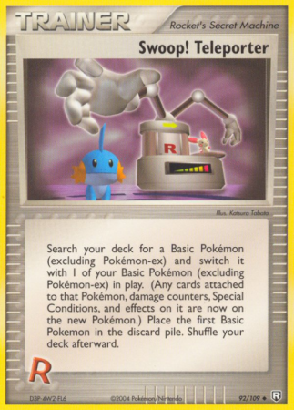 Swoop! Teleporter 92/109 EX Team Rocket Returns