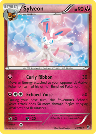 Sylveon 72/111 XY Furious Fists