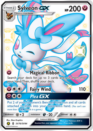 Sylveon-GX SV76/94 Sun & Moon Shiny Vault