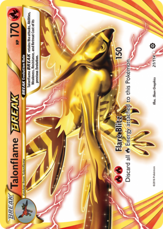 Talonflame BREAK 21/114 XY Steam Siege