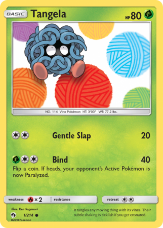 Tangela 1/214 Sun & Moon Lost Thunder