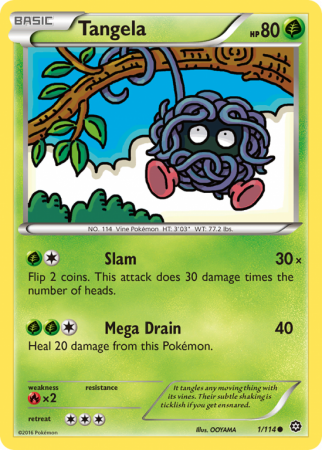 Tangela 1/114 XY Steam Siege