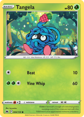 Tangela 4/159 Sword & Shield Crown Zenith