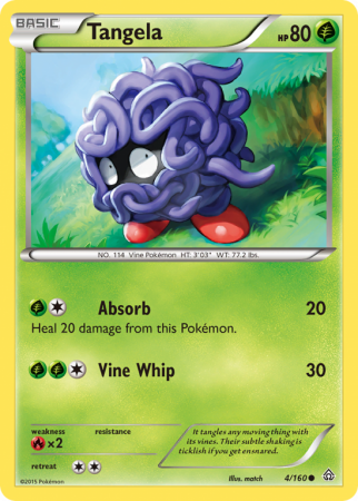 Tangela 4/160 XY Primal Clash