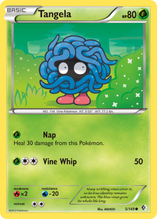 Tangela 5/149 Black & White Boundaries Crossed