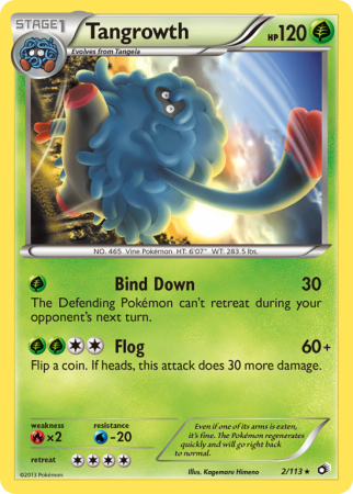 Tangrowth 2/113 Black & White Legendary Treasures
