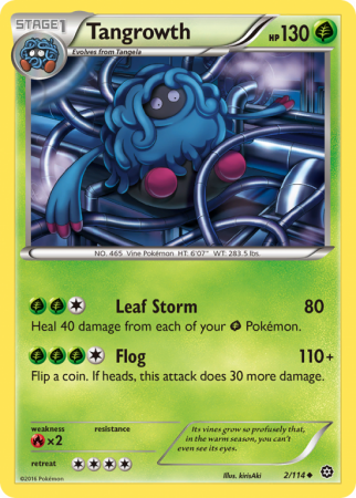 Tangrowth 2/114 XY Steam Siege