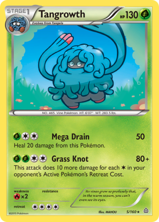 Tangrowth 5/160 XY Primal Clash