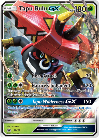 Tapu Bulu-GX SM32/156 Sun & Moon SM Black Star Promos
