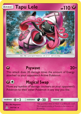 Tapu Lele 94/156 Sun & Moon Ultra Prism