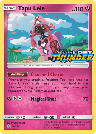 Tapu Lele SM152/156 Sun & Moon SM Black Star Promos
