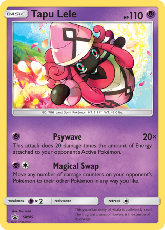 Tapu Lele SM45/156 Sun & Moon SM Black Star Promos