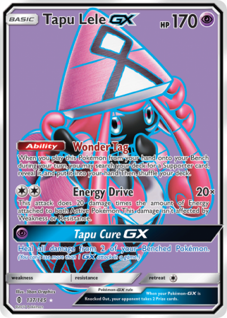 Tapu Lele-GX 137/145 Sun & Moon Guardians Rising
