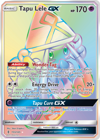 Tapu Lele-GX 155/145 Sun & Moon Guardians Rising