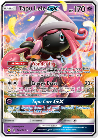 Tapu Lele-GX 60a/145 Sun & Moon Guardians Rising