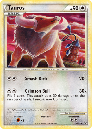 Tauros 41/95 HeartGold & SoulSilver HS—Unleashed