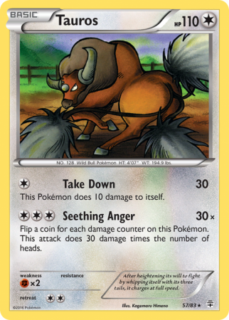 Tauros 57/115 XY Generations