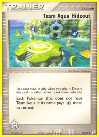 Team Aqua Hideout 78/95