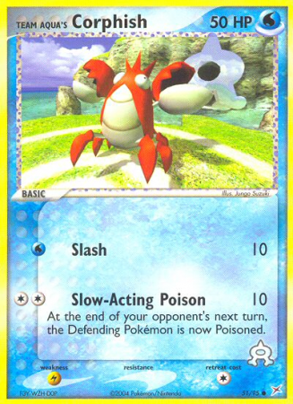 Team Aqua's Corphish 51/95