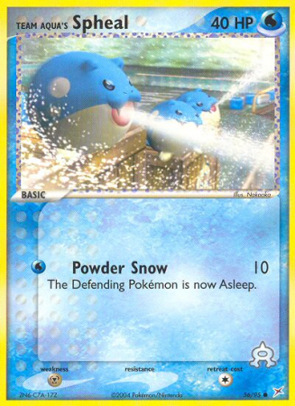 Team Aqua's Spheal 56/95