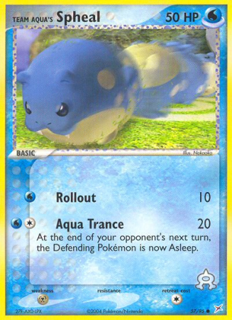 Team Aqua's Spheal 57/95