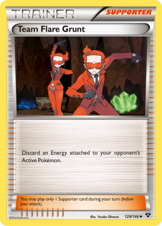 Team Flare Grunt 129/146 XY XY