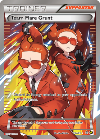 Team Flare Grunt 73a/115 XY Generations