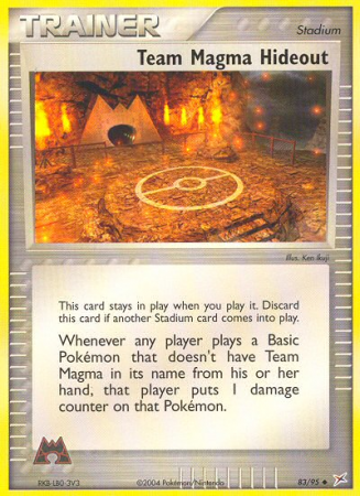 Team Magma Hideout 83/95