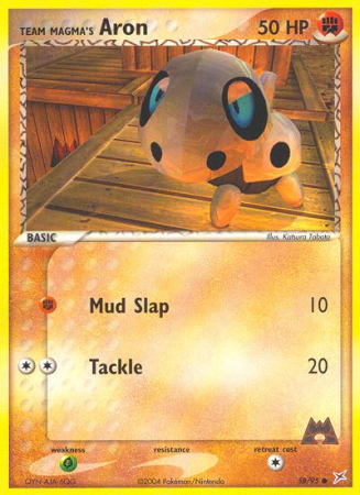 Team Magma's Aron 58/95