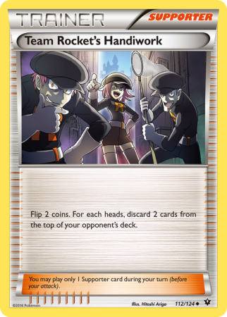 Team Rocket's Handiwork 112/124 XY Fates Collide