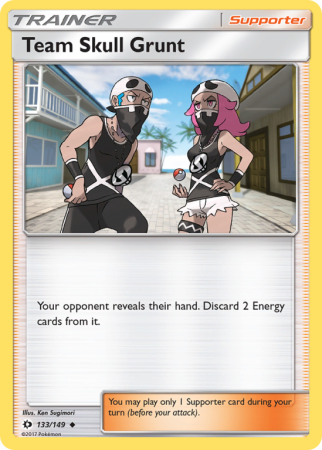 Team Skull Grunt 133/149 Sun & Moon Sun & Moon