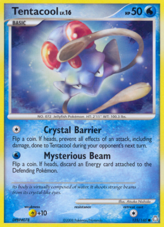 Tentacool 125/146 Diamond & Pearl Legends Awakened