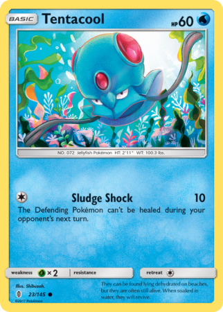 Tentacool 23/145 Sun & Moon Guardians Rising