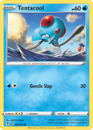 Tentacool 26/203 Sword & Shield Evolving Skies