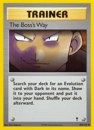 The Boss's Way 105/110 Other Legendary Collection