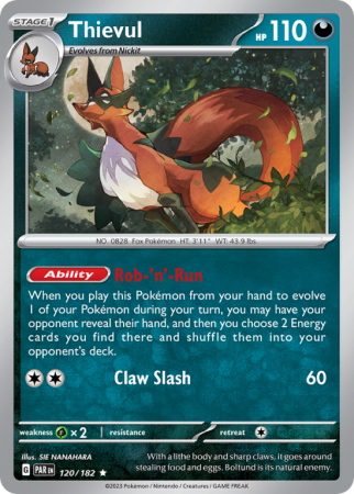 Thievul 120/182 Scarlet & Violet Paradox Rift