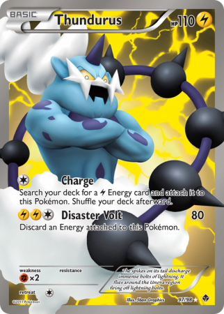 Thundurus 97/98 Black & White Emerging Powers