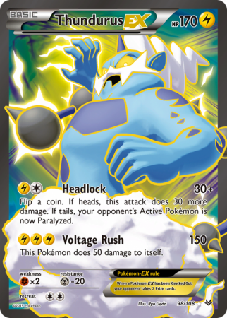 Thundurus-EX 98/108 XY Roaring Skies