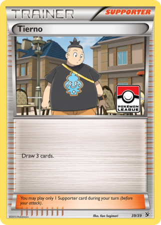 Tierno 39/39 XY Kalos Starter Set