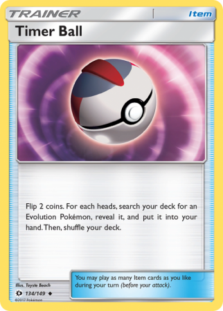 Timer Ball 134/149 Sun & Moon Sun & Moon