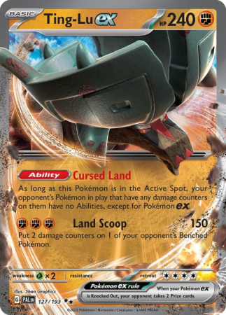 Ting-Lu ex 127/193 Scarlet & Violet Paldea Evolved