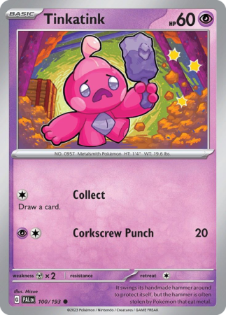 Tinkatink 100/193 Scarlet & Violet Paldea Evolved
