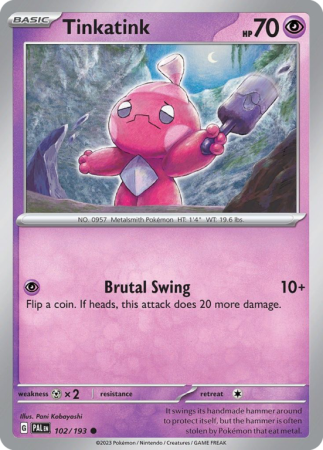Tinkatink 102/193 Scarlet & Violet Paldea Evolved