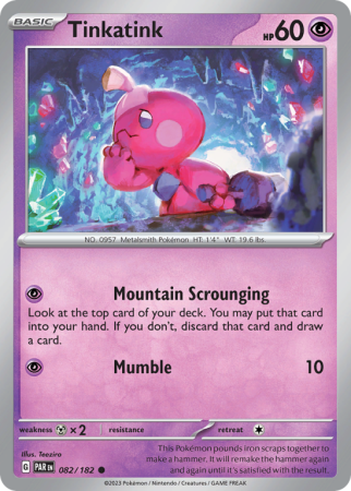 Tinkatink 82/182 Scarlet & Violet Paradox Rift
