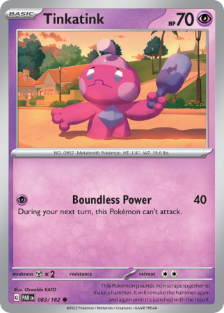 Tinkatink 83/182 Scarlet & Violet Paradox Rift