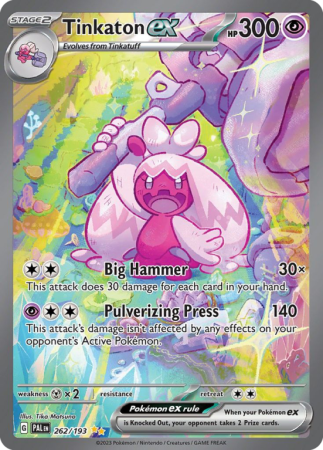 Tinkaton ex 262/193 Scarlet & Violet Paldea Evolved